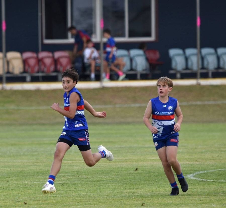 Open field running with the ball